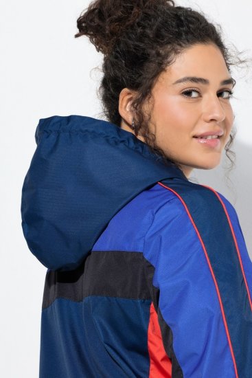 Ulla Popken 840094 Functioneel jack Donkerblauw - Jassen - Damesjassen in grote maten