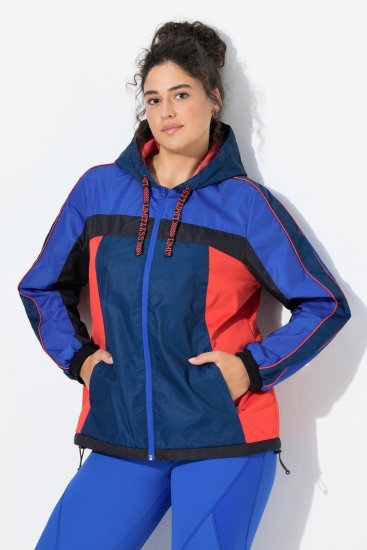 Ulla Popken 840094 Functioneel jack Donkerblauw - Jassen - Damesjassen in grote maten