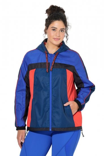 Ulla Popken 840094 Functioneel jack Donkerblauw - Jassen - Damesjassen in grote maten