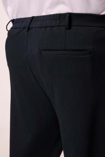 Men+ 207 Bilbao Flexlastic Jersey chino Donkerblauw - Pakken - Grote Maten Kostuum Heren