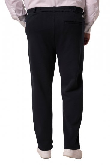 Men+ 207 Bilbao Flexlastic Jersey chino Donkerblauw - Pakken - Grote Maten Kostuum Heren