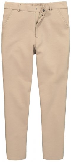 Men+ 207 Bilbao Flexlastic Jersey chino Zand - Pakken - Grote Maten Kostuum Heren