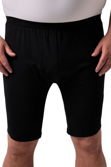 Men+ 439 Boxershorts met lange pijpen FLEXLASTIC® Zwart - Ondergoed & zwem - Grote Maten Ondergoed Heren