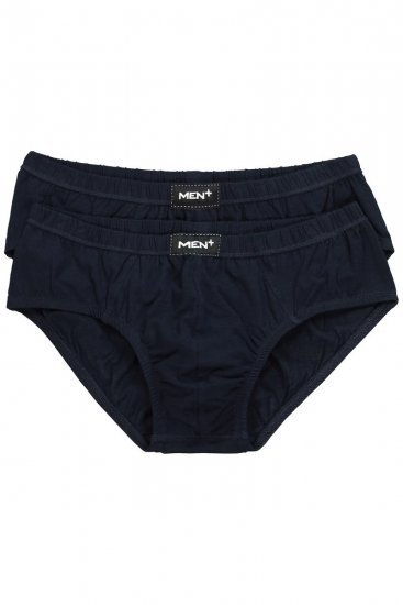 Men+ 446 Slips FLEXLASTIC® Donkerblauw set van 2 - Ondergoed & zwem - Grote Maten Ondergoed Heren