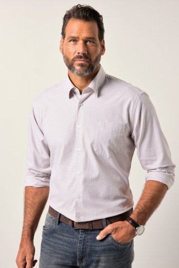 JP1880 Business Shirt Long Sleeve Pink - Overhemden - Overhemden Grote Maten Heren