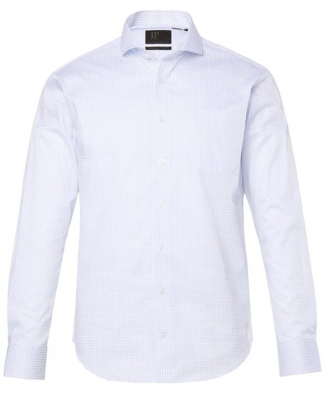JP1880 Business Shirt Long Sleeve Snow White - Overhemden - Overhemden Grote Maten Heren