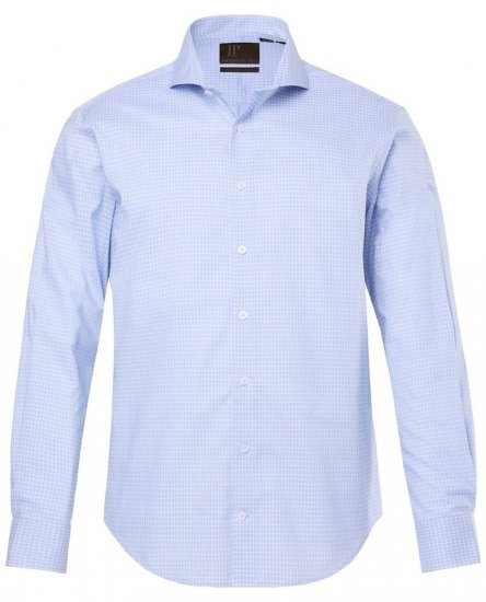 JP1880 Business Shirt Long Sleeve Ice Blue - Overhemden - Overhemden Grote Maten Heren