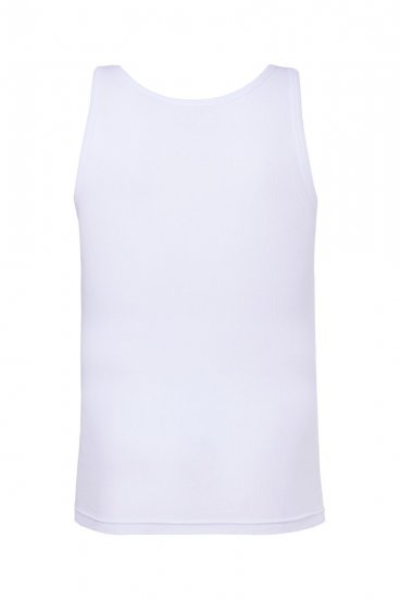 Men+ 620 Geribde tanktop Wit - T-shirts - Grote Maten T-shirts Heren