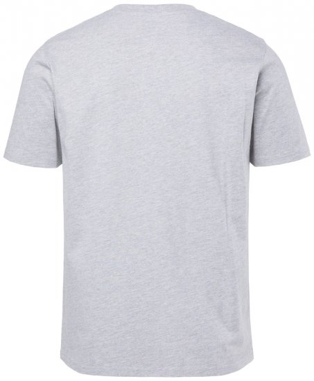 JP1880 T-shirt Short Sleeve Chest Print Grey Melange - T-shirts - Grote Maten T-shirts Heren
