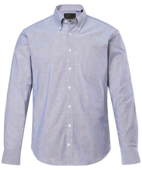 JP1880 Oxford Shirt Long Sleeve Denim Blue - Overhemden - Overhemden Grote Maten Heren