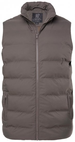 JP1880 841361 Lasergewatteerde bodywarmer Mokkabruin - Jassen - Grote Maten Herenjassen