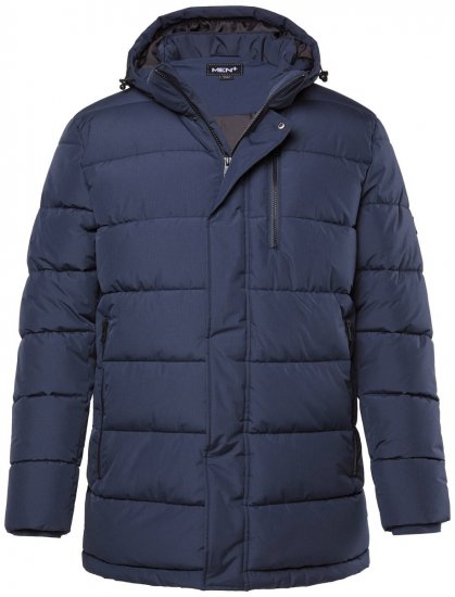 Men+ 426 Parka met capuchon Marineblauw - Jassen - Grote Maten Herenjassen