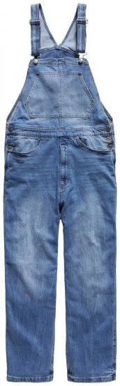 JP1880 842648 Spijkertuinbroek met wijde pasvorm Denimblauw - Jeans & broeken - Jeans & Broeken Grote Maten Heren