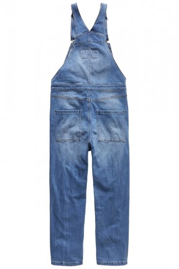 JP1880 842648 Spijkertuinbroek met wijde pasvorm Denimblauw - Jeans & broeken - Jeans & Broeken Grote Maten Heren