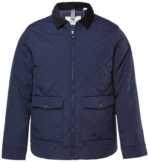 JP1880 842790 Gewatteerd bomberjack van gerecycled materiaal Donkerblauw - Jassen - Grote Maten Herenjassen