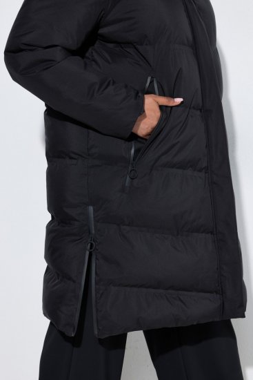 Ulla Popken SYMPATEX Triple Function Coat Black - Jassen - Jassen in grote maten