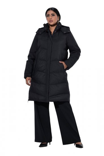 Ulla Popken SYMPATEX Triple Function Coat Black - Jassen - Jassen in grote maten