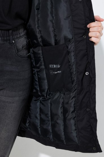 Ulla Popken 845111 Parka Zwart - Jassen - Jassen in grote maten