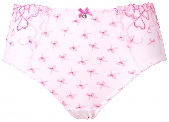 Ulla Popken 845425 Slips met kant Roze - Slips - 