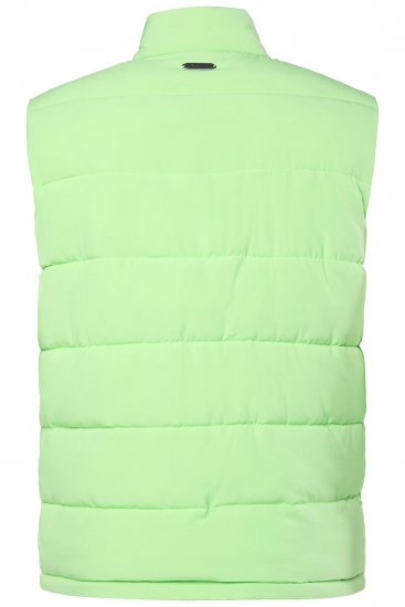 JP1880 845455 Gewatteerde stretch bodywarmer Pistachegroen - Jassen - Grote Maten Herenjassen