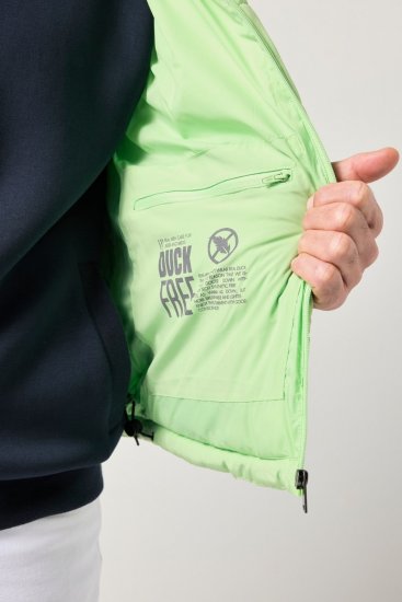 JP1880 845455 Gewatteerde stretch bodywarmer Pistachegroen - Jassen - Grote Maten Herenjassen