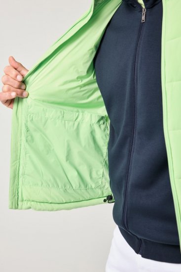 JP1880 845455 Gewatteerde stretch bodywarmer Pistachegroen - Jassen - Grote Maten Herenjassen
