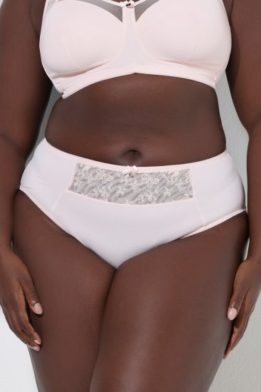 Ulla Popken 845511 Slips met kant Roze - Slips - 