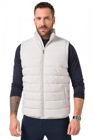 JP1880 846034 Outdoorbodywarmer Grijsbeige - Jassen - Grote Maten Herenjassen