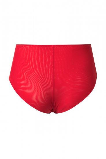Ulla Popken 846235 Hipsters met kant Rood - Slips - 