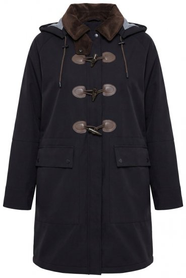 Ulla Popken 846278 Softshell jas Zwart - Jassen - Jassen in grote maten