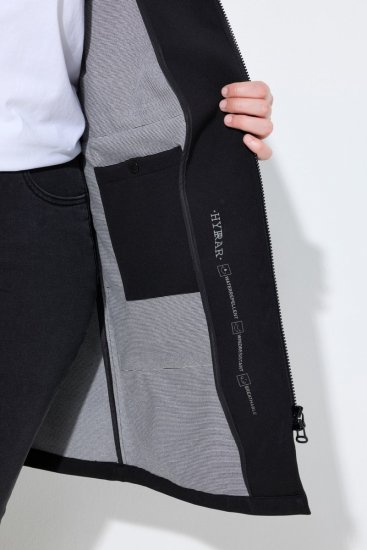 Ulla Popken 846278 Softshell jas Zwart - Jassen - Jassen in grote maten