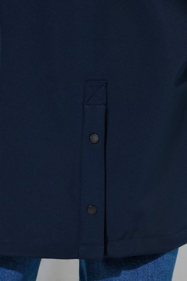 Ulla Popken 846278 Softshell jas Donkerblauw - Jassen - Jassen in grote maten