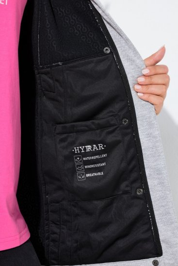 Ulla Popken 846744 Softshell jack Grijs gemêleerd - Jassen - Damesjassen in grote maten
