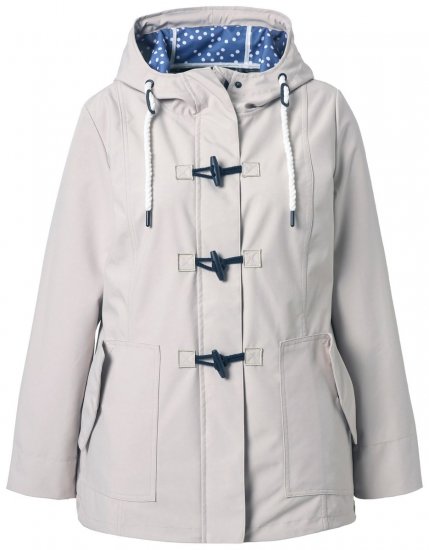 Ulla Popken 846853 Softshell jack Champagne - Jassen - Damesjassen in grote maten