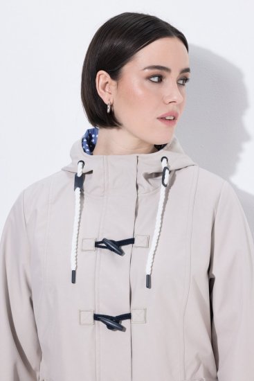 Ulla Popken 846853 Softshell jack Champagne - Jassen - Damesjassen in grote maten