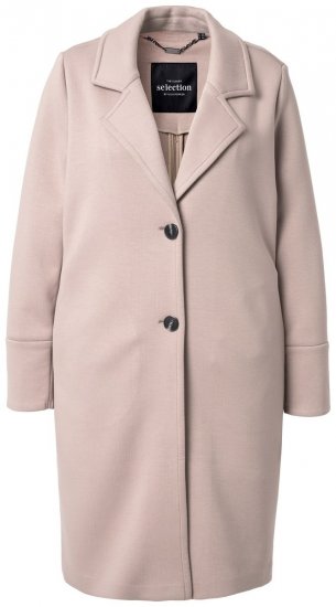 Ulla Popken 846929 Jas Beige - Jassen - Jassen in grote maten