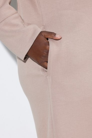 Ulla Popken 846929 Jas Beige - Jassen - Jassen in grote maten