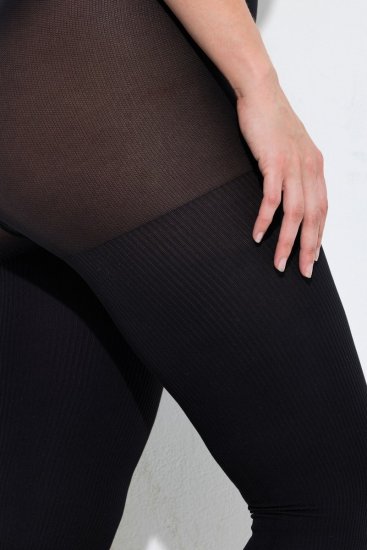 Ulla Popken 849063 Panty Zwart - Panty's & sokken - 