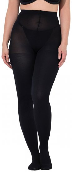 Ulla Popken 849063 Panty Zwart - Panty's & sokken - 