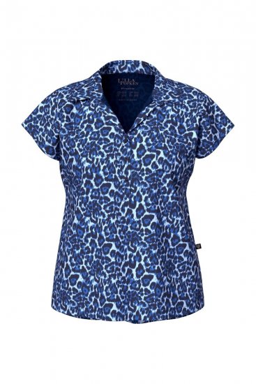 Ulla Popken 849144 Pyjama met dierenprint Donkerblauw - Pyjama's en Loungewear - 