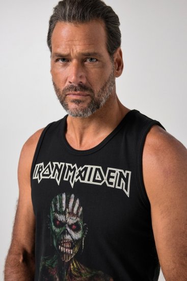 JP1880 849285 Iron Maiden The Book of Souls Tanktop Zwart - Band T-shirts - Band T-shirts in grote maten