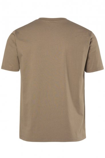 Men+ 448 T-shirt Endless Coast Grijsbruin - T-shirts - Grote Maten T-shirts Heren