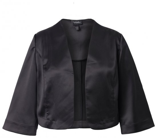 Ulla Popken 849457 Bolero Zwart - Bolero's - 