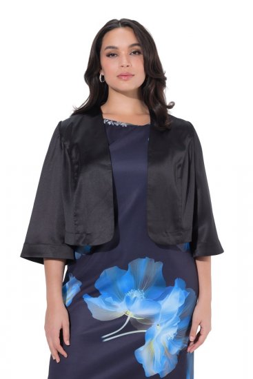 Ulla Popken 849457 Bolero Zwart - Bolero's - 