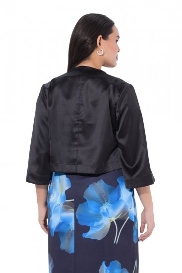 Ulla Popken 849457 Bolero Zwart - Bolero's - 