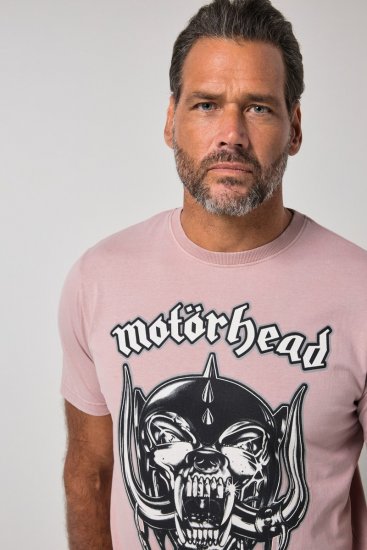 JP1880 849702 Motörhead War-Pig T-shirt Mauve - Band T-shirts - Band T-shirts in grote maten
