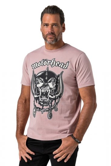 JP1880 849702 Motörhead War-Pig T-shirt Mauve - Band T-shirts - Band T-shirts in grote maten