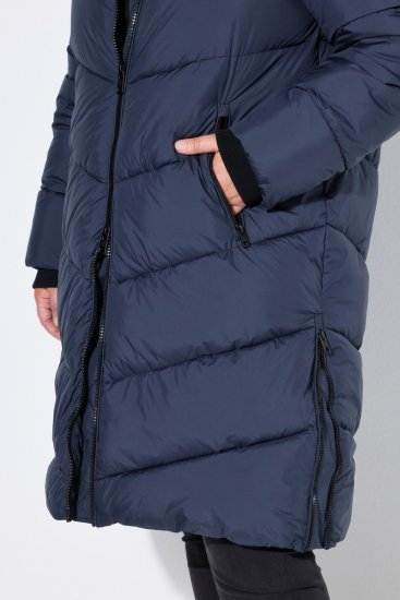 Ulla Popken 850041 Gewatteerde jas Donkerblauw - Jassen - Jassen in grote maten