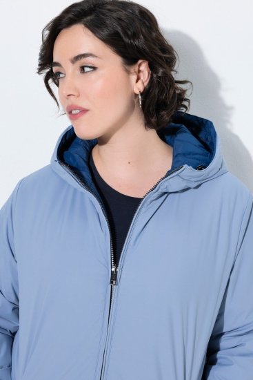 Ulla Popken 850361 Functioneel jack Denimblauw - Jassen - Damesjassen in grote maten