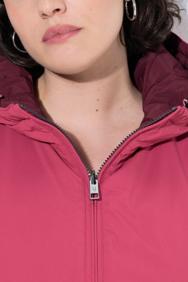 Ulla Popken 850361 HYPRAR omkeerbare functionele jas Lichtroze - Jassen - Damesjassen in grote maten